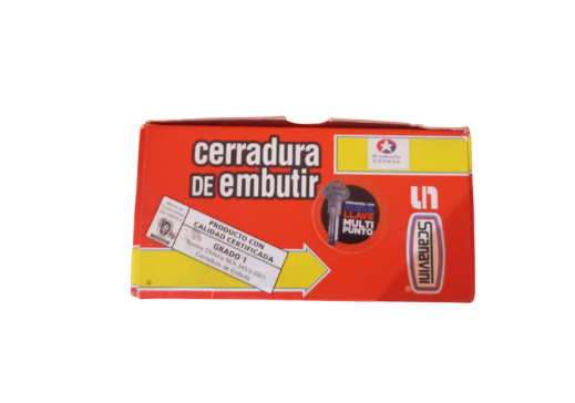 Cerradura de embutir puertas de aluminio